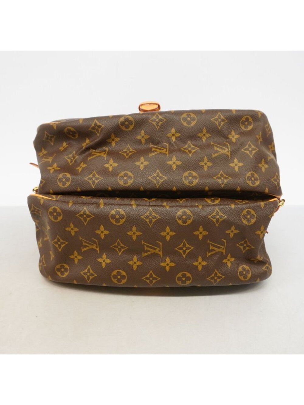 Louis Vuitton Shoulder Bag Monogram Saumur 35 Brown - Picture 3 of 12